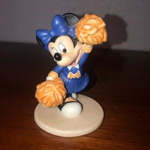 Mini mouse cheerleader figurine